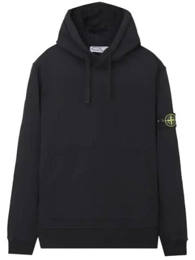 Garment Dyed Badge Hoodie - STONE ISLAND - BALAAN 1