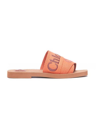 Woody Flat Mules Orange - CHLOE - BALAAN 1