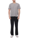 Men's 4 Bar Short Sleeve T-Shirt Grey - THOM BROWNE - BALAAN 4