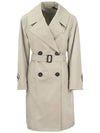 VTRENCH Double Trench Coat Ecru 2419021024 002 - MAX MARA - BALAAN 1