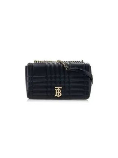 Lola Quilted Leather Medium Cross Bag Black - BURBERRY - BALAAN 2