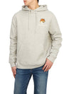 Fox Head Logo Hoodie Grey - BARBOUR - BALAAN 6