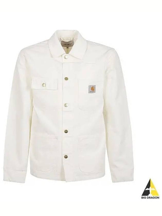 Dearborn Canvas Michigan Chore Shirt Jacket Wax Rinsed - CARHARTT WIP - BALAAN 2