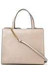 Vara Bow Top Handle Tote Bag Beige - SALVATORE FERRAGAMO - BALAAN 4