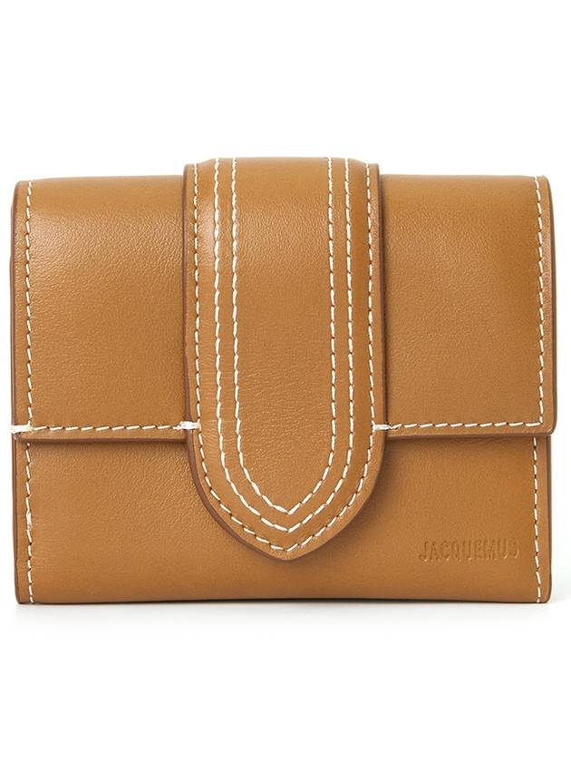 Le Compact Bambino Half Wallet Brown - JACQUEMUS - BALAAN 2