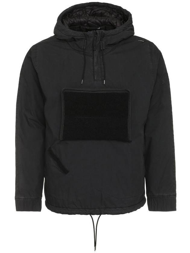 Shadow Project Cotton Nylon Anorak Black - STONE ISLAND - BALAAN 1