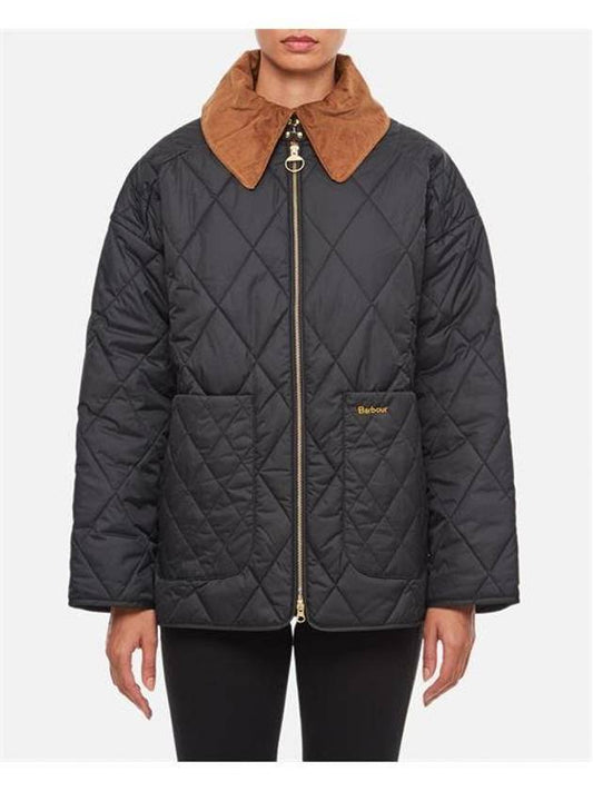 Woodhal Quilting Jacket Black - BARBOUR - BALAAN 1