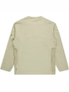 Wappen Shadow Project Mesh Long Sleeve T-Shirt Khaki Beige - STONE ISLAND - BALAAN 4