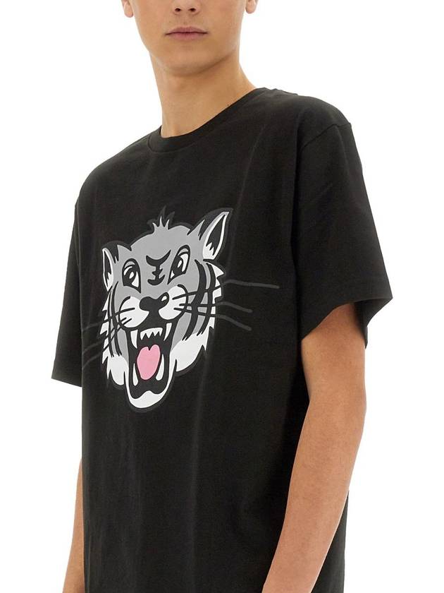 Kenzo "Happy Tiger" T-Shirt - KENZO - BALAAN 4