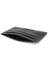 Check Leather Card Case Charcoal - BURBERRY - BALAAN 5