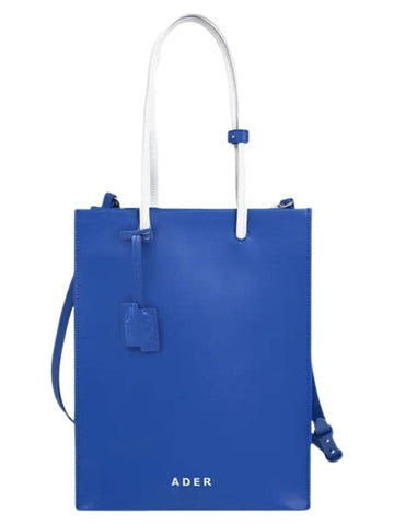 Logo Shopper Tote Bag Blue - ADER ERROR - BALAAN 1