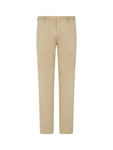 Classic fit soft chino pants beige - PAUL SMITH - BALAAN 1