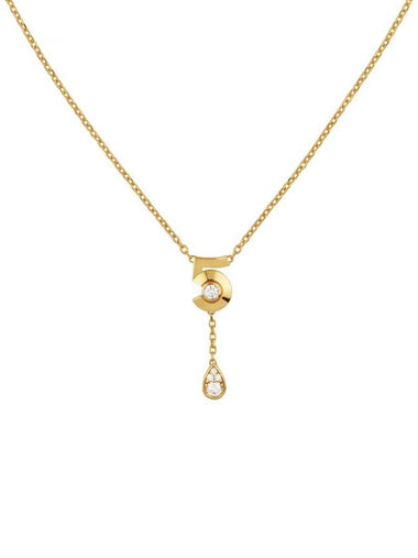 EXTRAIT DE N 5 Fine Jewelry 18K Yellow Gold Diamond Necklace J12904 - CHANEL - BALAAN 1