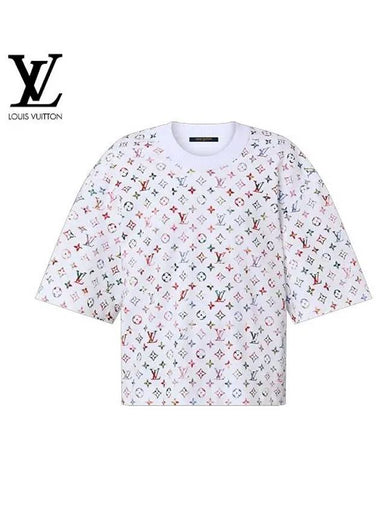 Vintage Flower Monogram Jersey Top 1AAMFR - LOUIS VUITTON - BALAAN 1