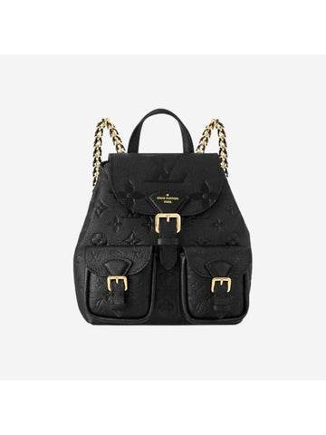 Backup Monogram Empreinte Backpack Black - LOUIS VUITTON - BALAAN 1