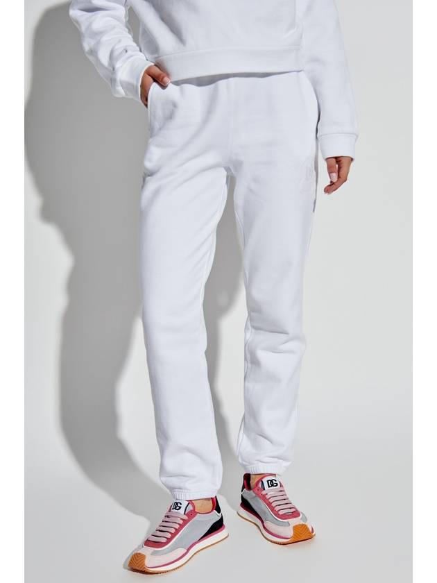 Dolce & Gabbana Sweatpants With Logo, Women's, White - DOLCE&GABBANA - BALAAN 3