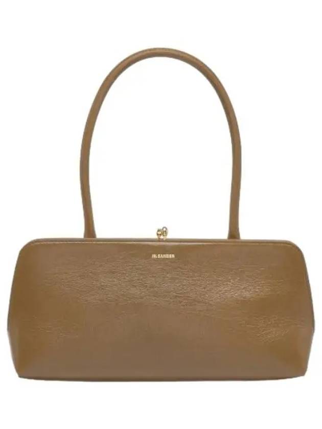 Small Goji Frame Tote Bag Brown Handbag - JIL SANDER - BALAAN 1