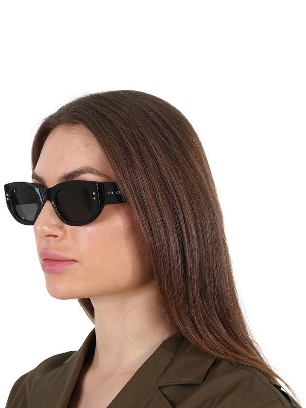 Rectangle Acetate Sunglasses Black - GUCCI - BALAAN 3