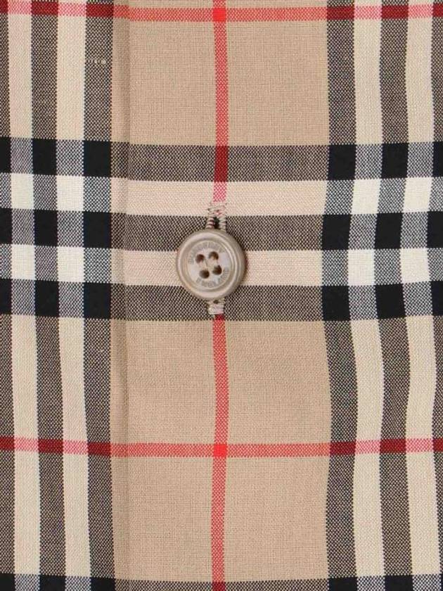 Vintage Check Pattern Long Sleeve Shirt Beige - BURBERRY - BALAAN 5