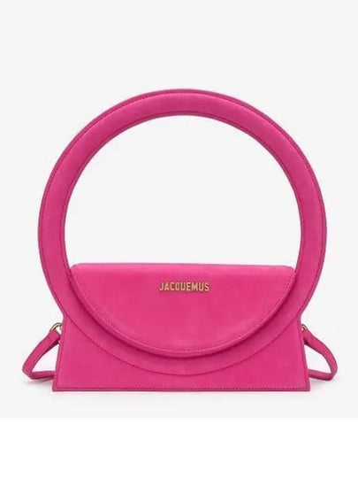 Le Sac Rond Circle Purse Tote Bag Dark Pink - JACQUEMUS - BALAAN 2