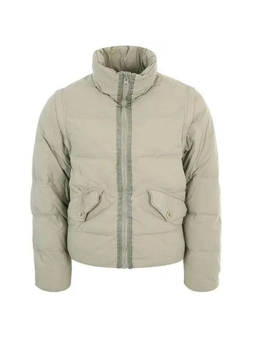 Austral Down Vest Jacket Dove Grey - TEN C - BALAAN 1