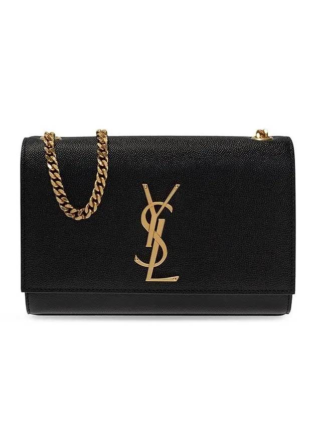 Kate Monogram Small Cross Bag Black - SAINT LAURENT - BALAAN 3