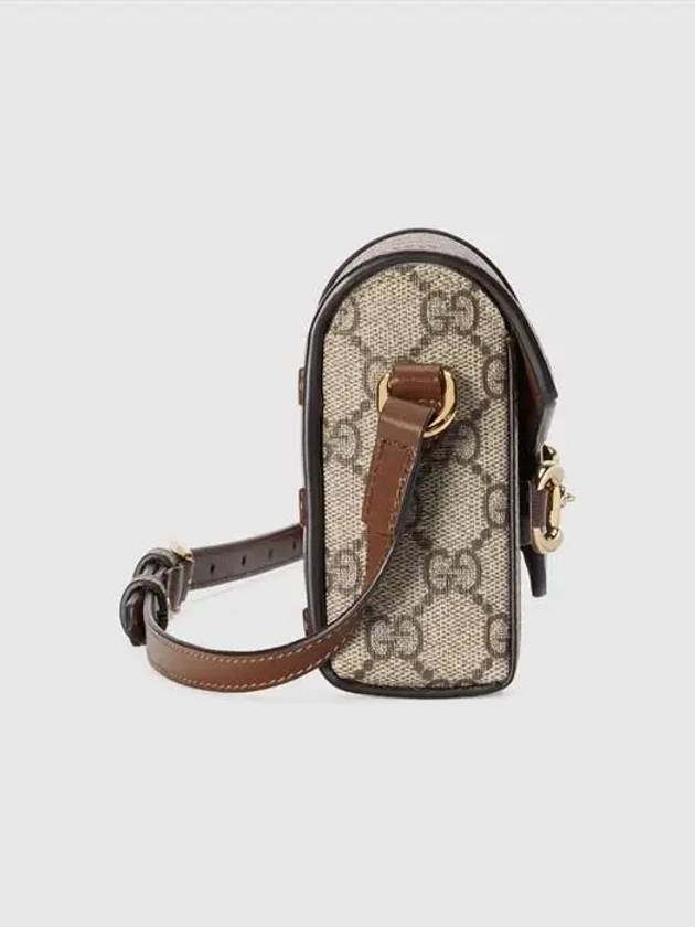 Horsebit 1955 Mini Bag Brown Beige - GUCCI - BALAAN 8