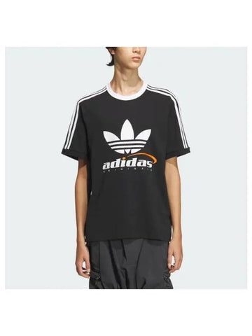 adidas Trefoil Logo Play Football Graphic Short Sleeve Tee IW6309 - ADIDAS - BALAAN 1