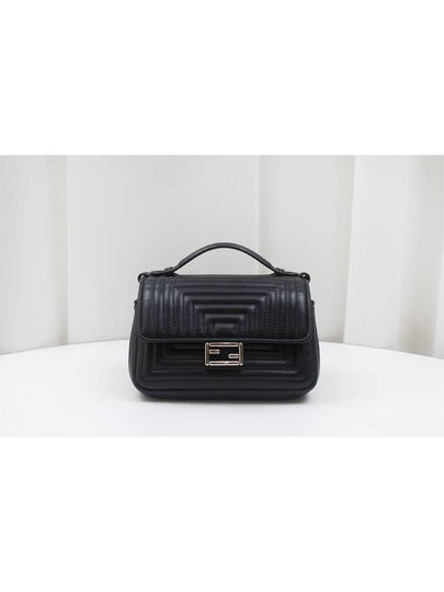 Micro Double Black Baguette Cross Bag 3M0371 - FENDI - BALAAN 2