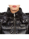 Women s goose down padded jacket Pigna belted hoodie VDDJ25235 BKS - DUVETICA - BALAAN 10