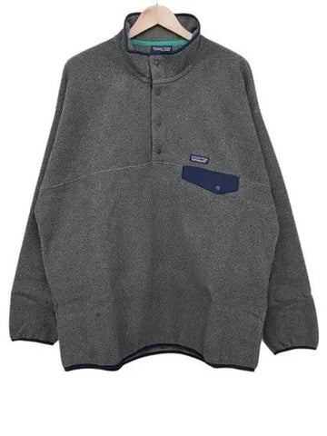 Synchilla Snap T Fleece Pullover Jacket Grey - PATAGONIA - BALAAN 1