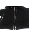 Men's Zipper Print Zip-Up Jacket Black - RICK OWENS - BALAAN 4