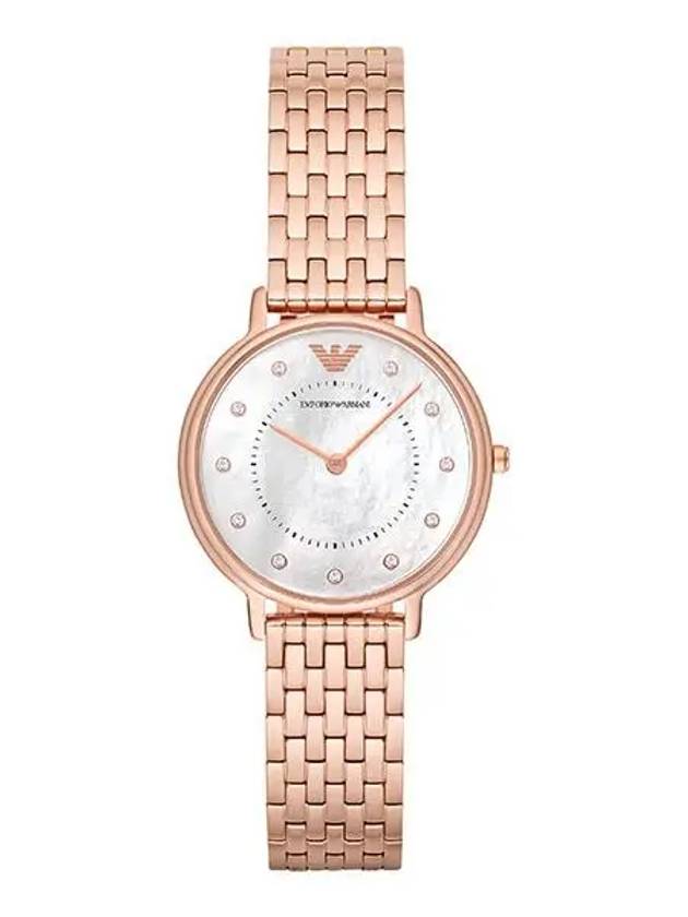 Women’s Kappa Mother Of Pearl Dial Metal Watch Rose Gold - EMPORIO ARMANI - BALAAN 2