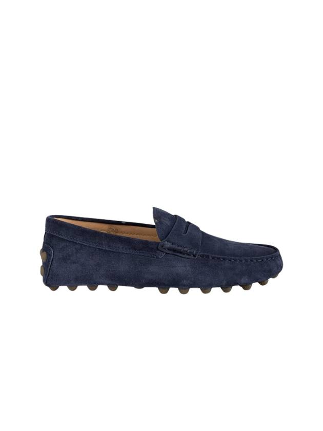 Gommino Bubble Suede Driving Shoes Navy - TOD'S - BALAAN 2