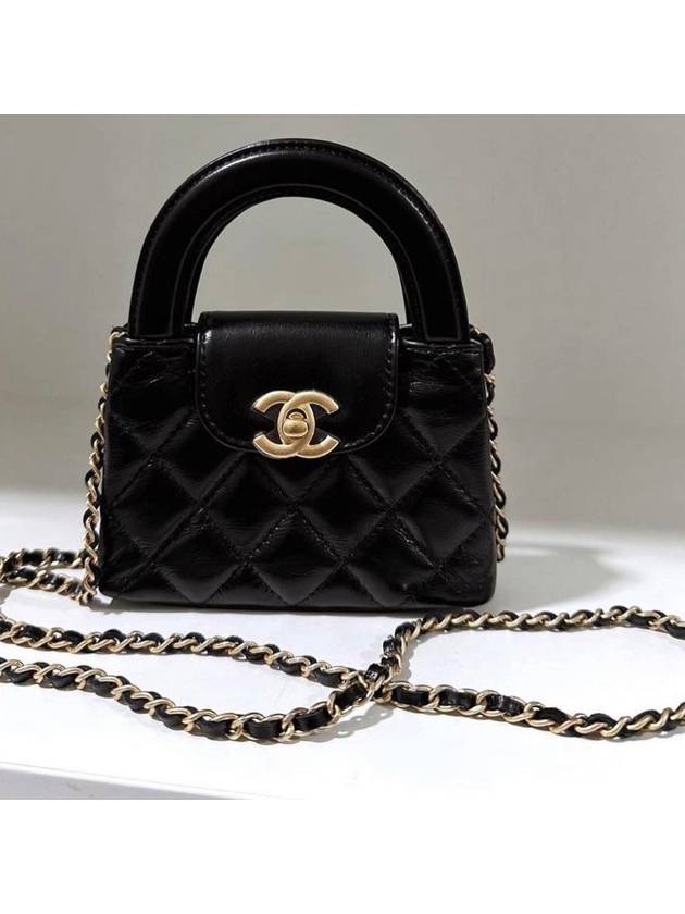 Kelly Mini Bag Bag Black - CHANEL - BALAAN 3