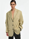 WOOL SLEEVE TUCK OVER JACKET_2colors - MAGJAY - BALAAN 3