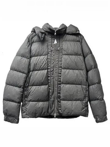 1A00244 596FQ 999 KERINCI Padding Charcoal Men s TSH 270125 - MONCLER - BALAAN 1