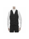 Button-Up Padded Vest Black - HERNO - BALAAN 8