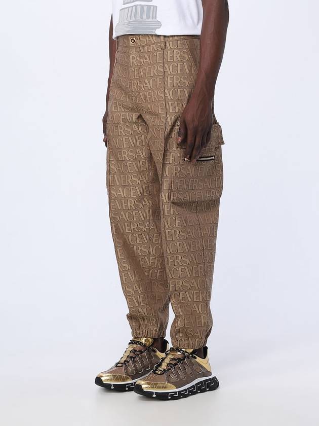 Versace Cargo Pants in cotton blend - VERSACE - BALAAN 4