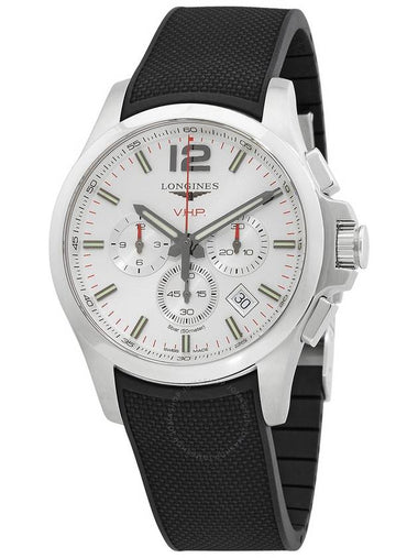 Longines Conquest V.H.P. Chronograph Quartz Silver Dial Men's Watch L37274769 - LONGINES - BALAAN 1