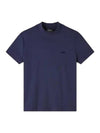 Logo Print Short Sleeve T-shirt Navy - A.P.C. - BALAAN 1