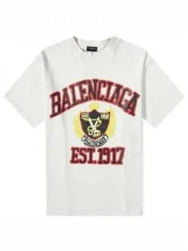 DIY College Medium Fit Short Sleeve T-Shirt White - BALENCIAGA - BALAAN 2