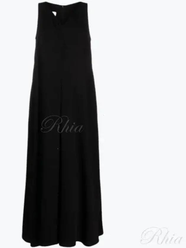 Wide Sleeveless Long Dress Black - MAISON MARGIELA - BALAAN 2