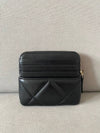 19 Zipper Coin Purse Card Wallet Lambskin Black Gold Plated AP2086 - CHANEL - BALAAN 3