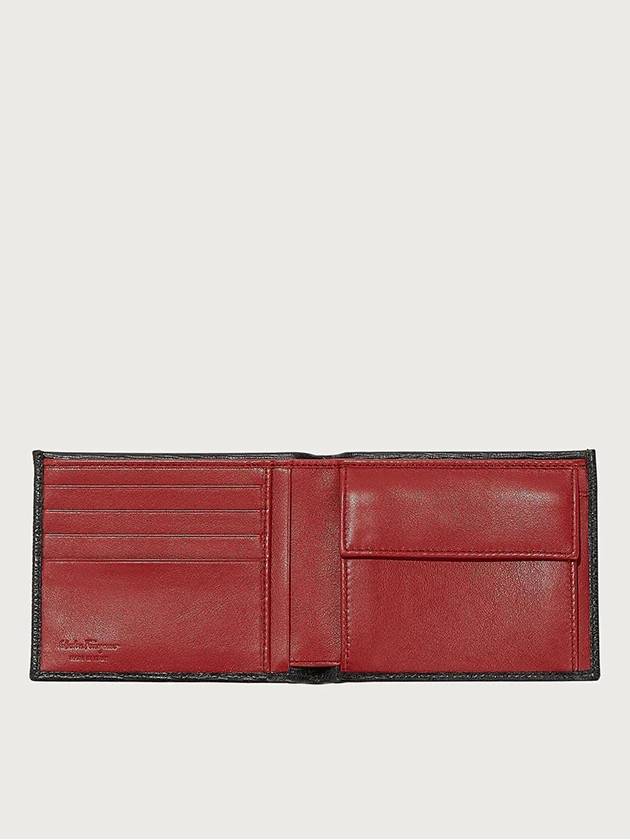 Gancini Half Wallet Black - SALVATORE FERRAGAMO - BALAAN 4