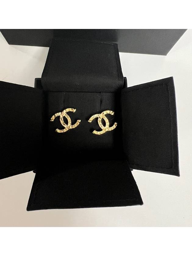 23A CC logo earrings gold - CHANEL - BALAAN 5