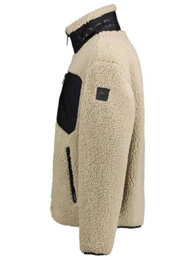 Men's Sagrak Shearling Fleece Zip-Up Jacket Plaza Taupe - MOOSE KNUCKLES - BALAAN 3