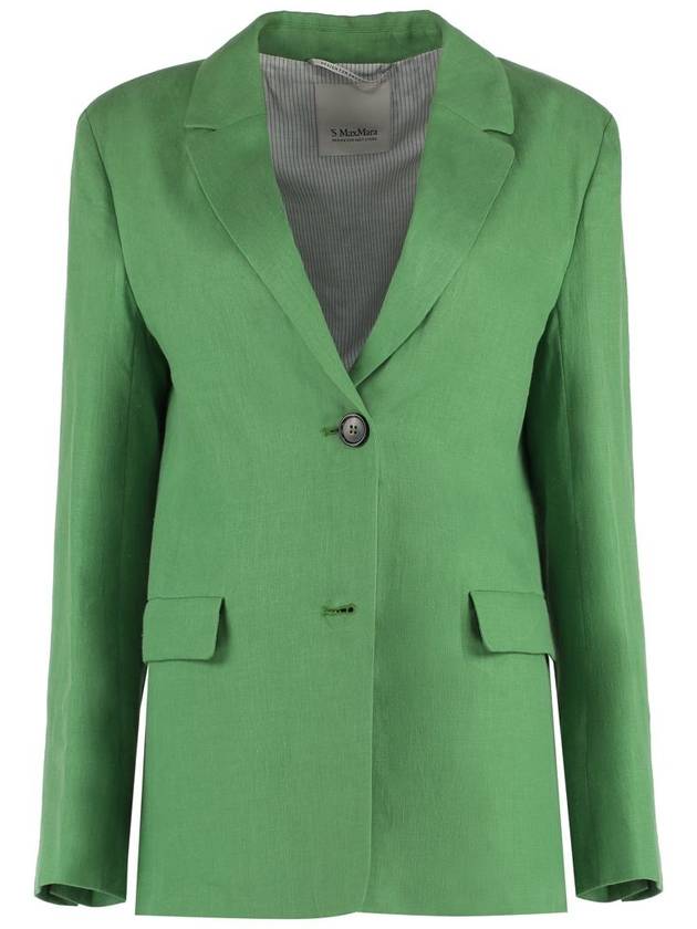 'S Max Mara Sofia Linen Blazer - S MAX MARA - BALAAN 1