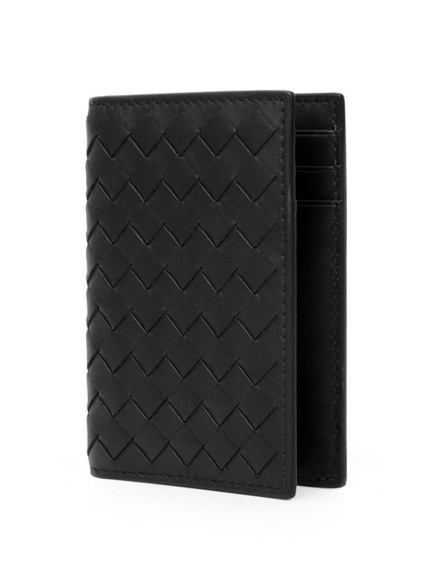 Intrecciato Card Wallet Black - BOTTEGA VENETA - BALAAN 3