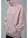 Embroidered Logo Cotton Hoodie Light Pink - BALENCIAGA - BALAAN 3